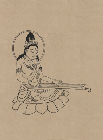 莫高窟172窟 盛唐 菩萨伎乐 (2) 