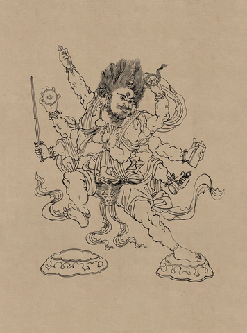 莫高窟3窟 元 金刚力士 (2) 