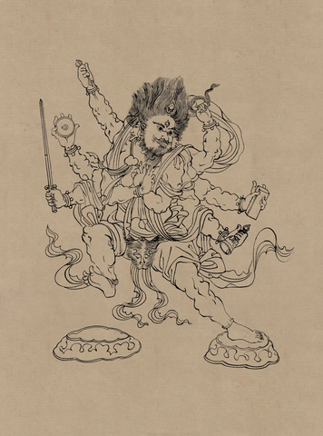 莫高窟3窟 元 金刚力士 