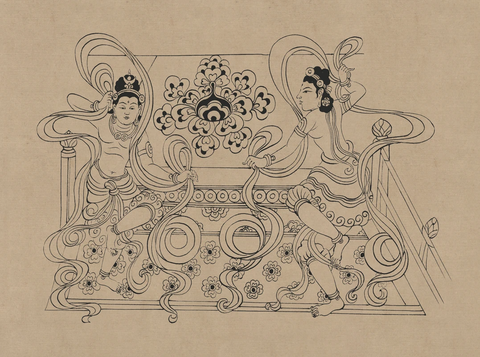 莫高窟45窟 盛唐 舞伎菩萨 