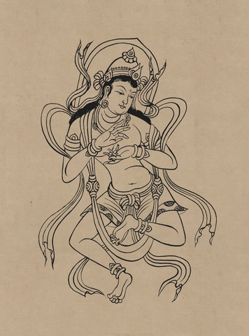 莫高窟465窟 元 供养菩萨 