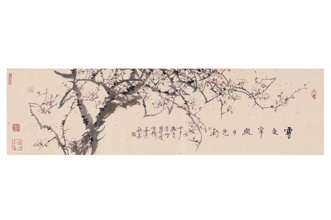 蒋进 雪色帘拢月色新 