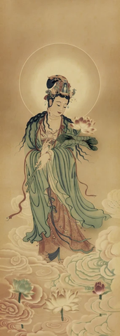 西方三圣 南无大势至菩萨136x48 