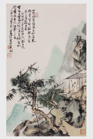 郑力 雨过飞流下 