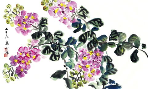 马世治 画意87x52cm 