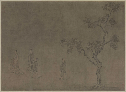 马和之画赵构书唐风册5