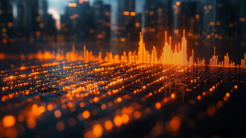 价格图表上升背景