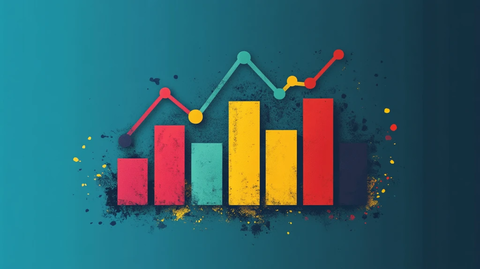 红色上升至绿色图