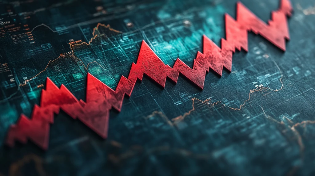 红色上升至绿色图