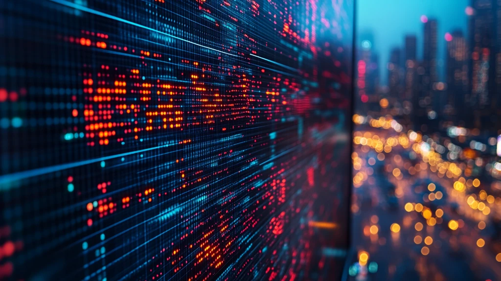 数字屏幕交易概念