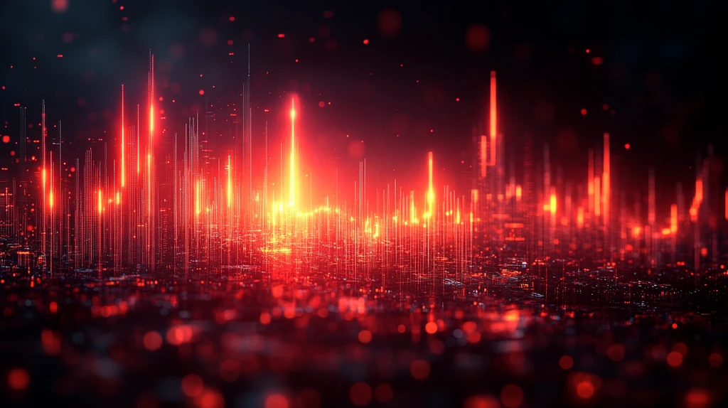 红色下跌蜡烛图