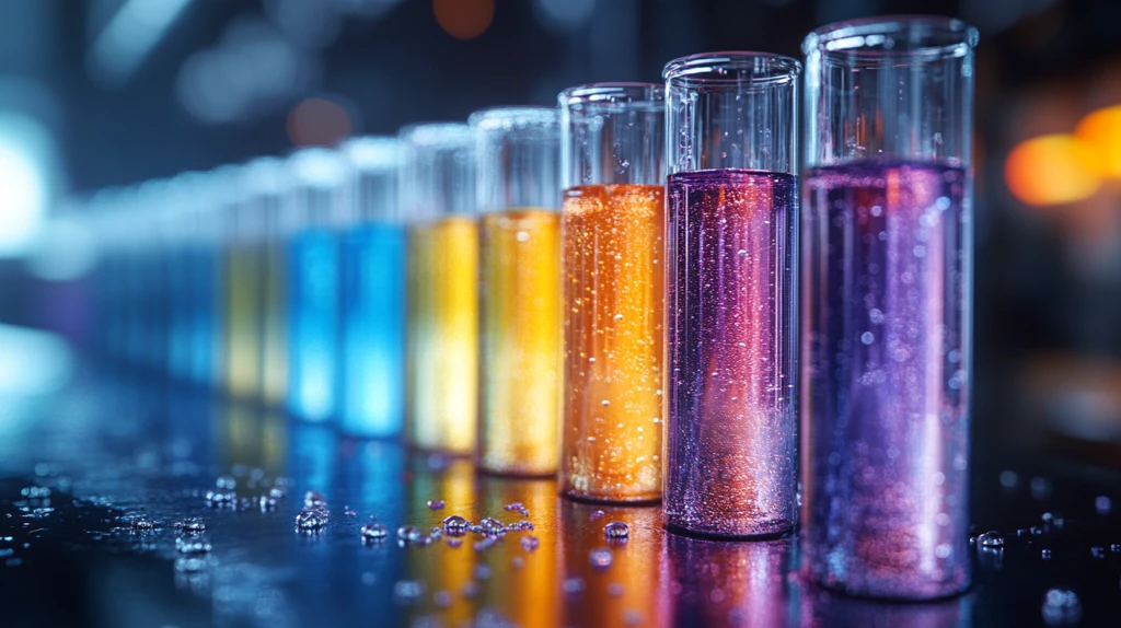 试管排列展示股市数据