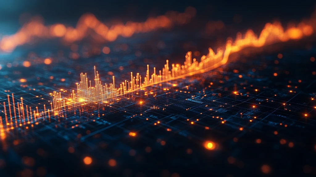 三角趋势图背景