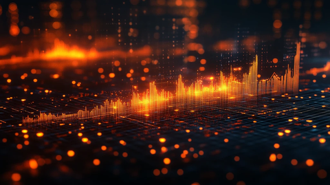 三角趋势图背景