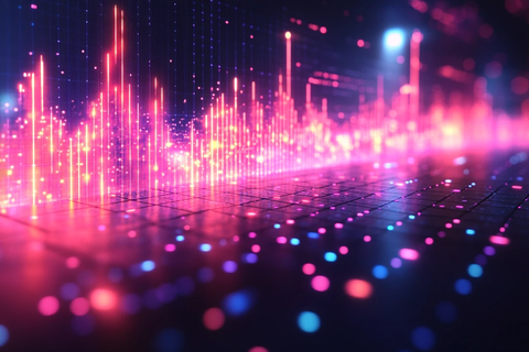 股市蜡烛图背景