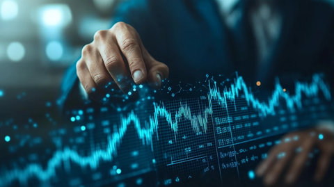 商人指业务增长图