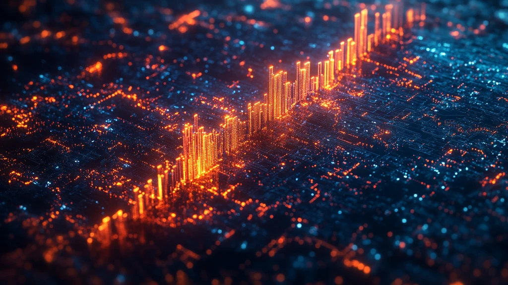 比特币交易量柱状图