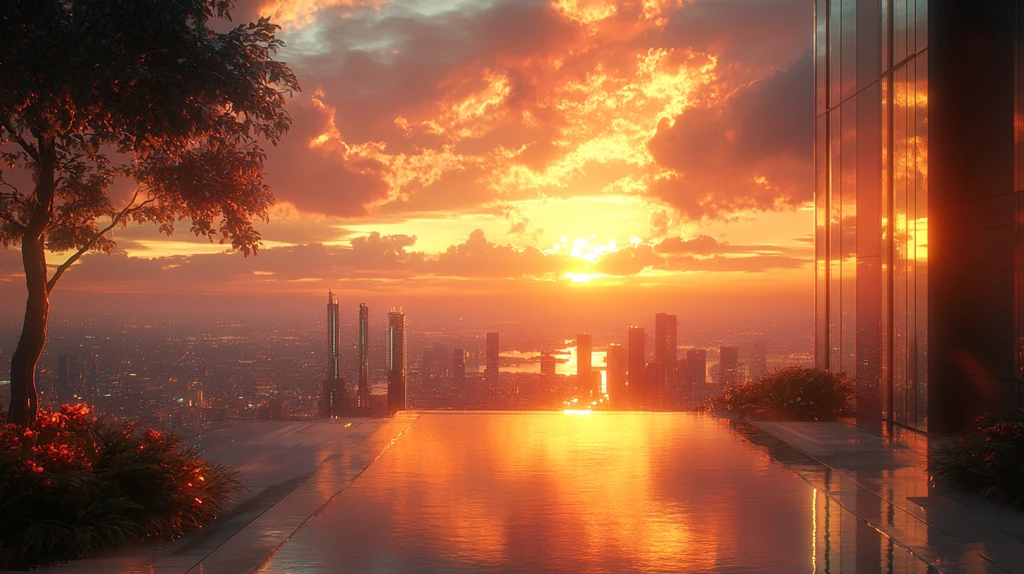 未来建筑施工场景