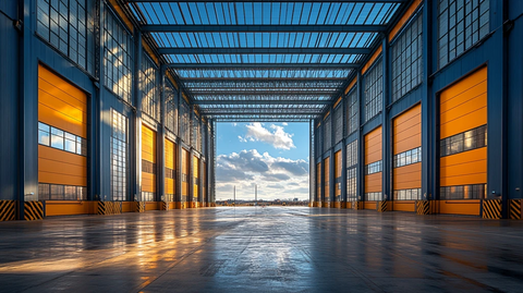 建设中的物流中心