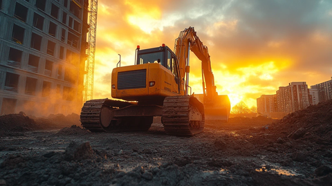 建设中的物流中心