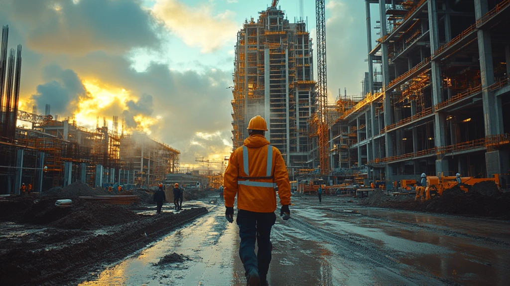 建设中的物流中心