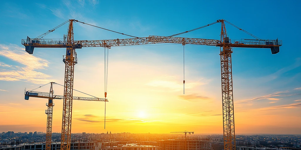 双吊塔建筑工地