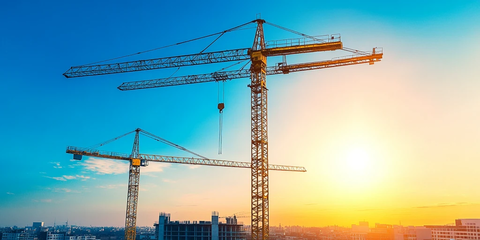 双吊塔建筑工地