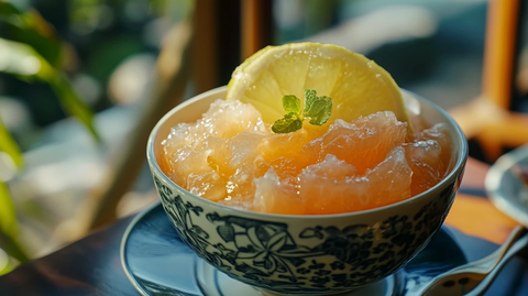 夏日蜜柚鲜果汁