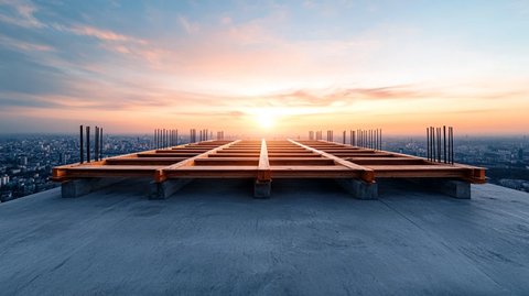 钢架木板几何结构