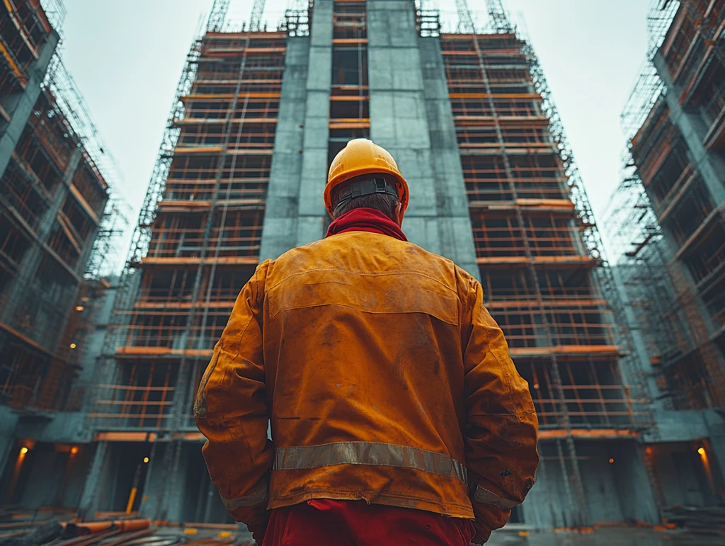 孤独的建筑工人