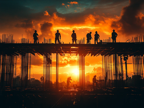 钢铁桥梁升降间