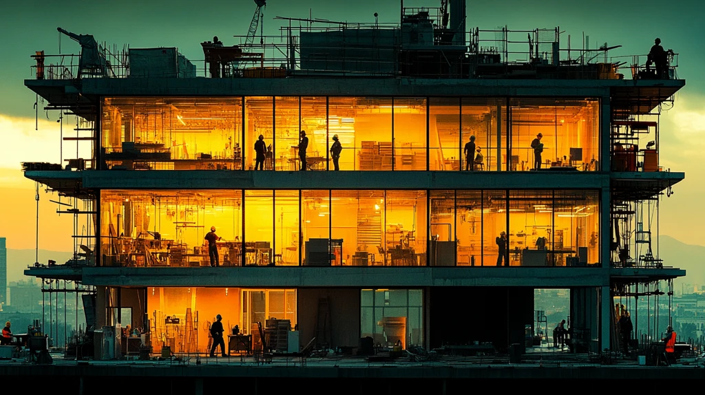 工人建造办公室