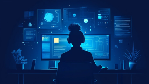 科技咨询背景图