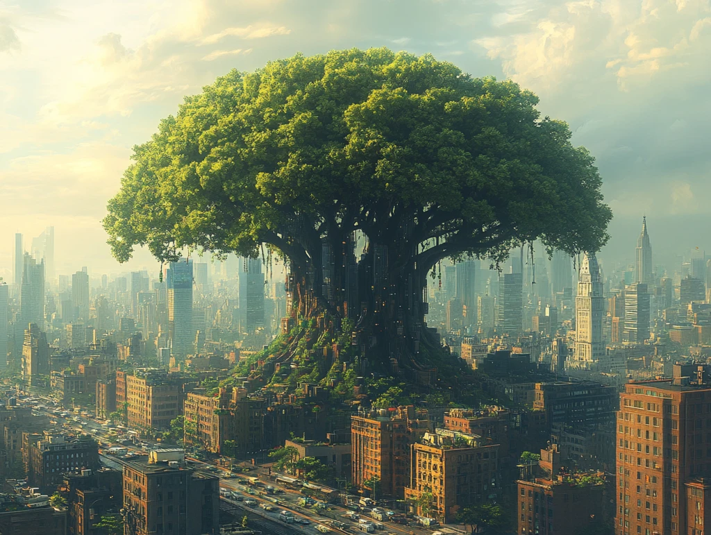 城市与树共生