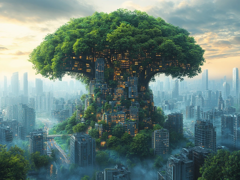 城市与树共生