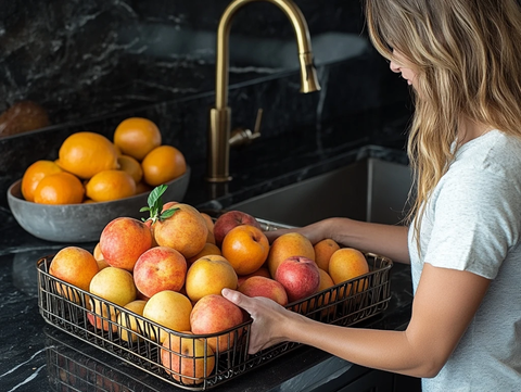 金属网篮水果篮