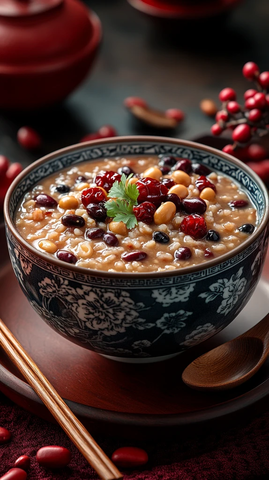 腊八粥传统摆盘