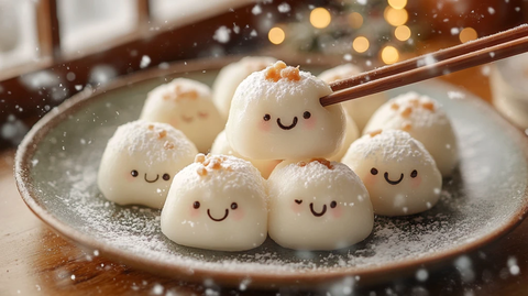 雪中白饺甜蜜宴