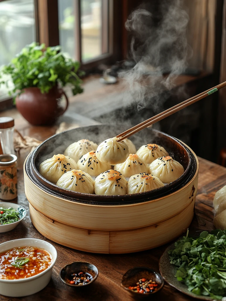 蒸笼里的早餐时光