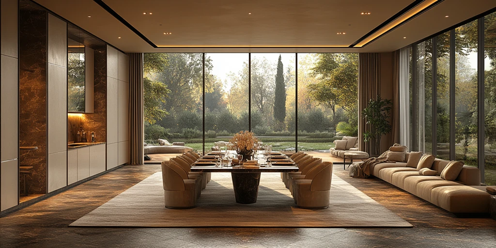 长空间餐厅设计