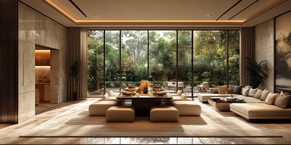 长空间餐厅设计