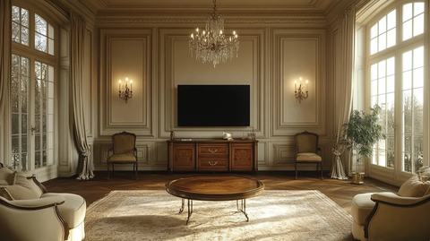 对称布局客厅设计