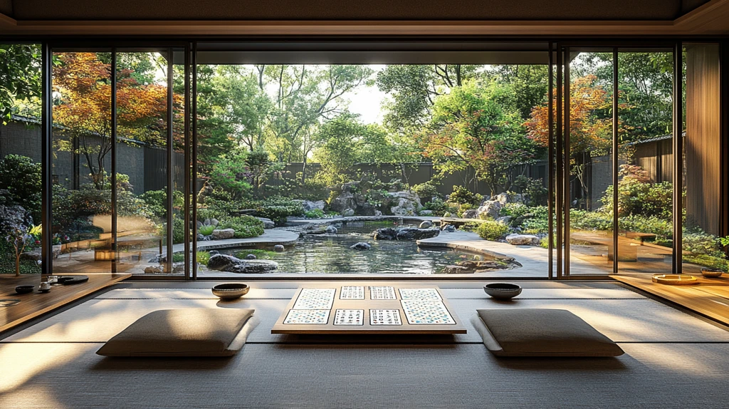 麻将与卡牌户外花园