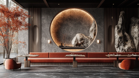 日式前卫餐厅氛围