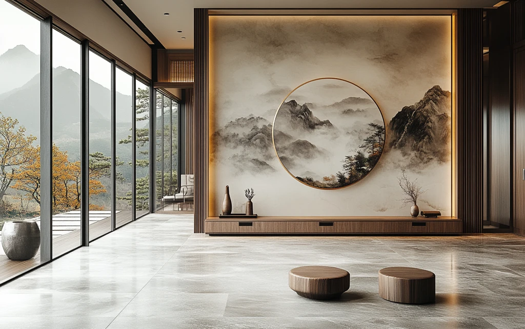 中式现代墙面装饰