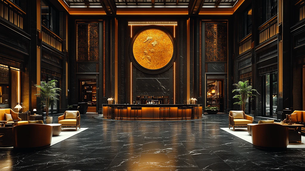 东方宋式酒店大堂