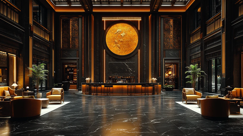 东方宋式酒店大堂