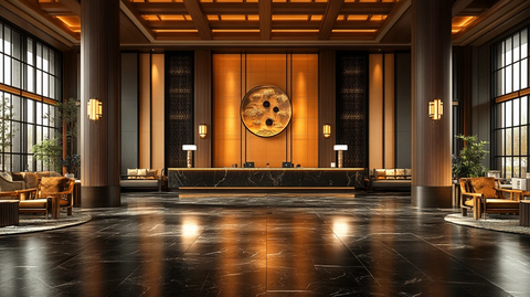 东方宋式酒店大堂