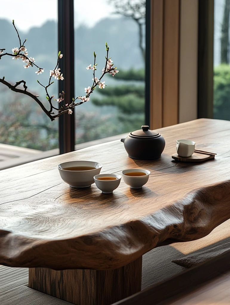 木竹家具茶室空间