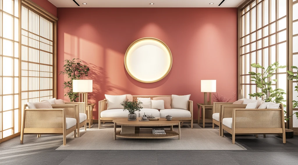 中式美学客厅设计